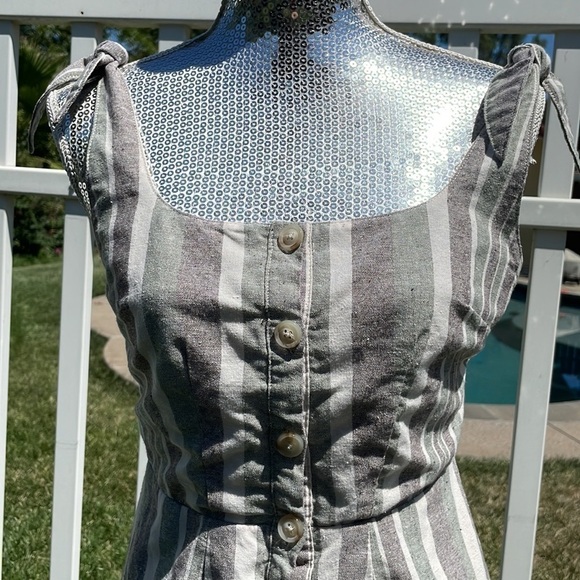 Azoe linen sleeveless mini dress M - Picture 2 of 8